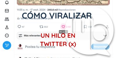 Cómo crear run hilo viral en Twitter (X)